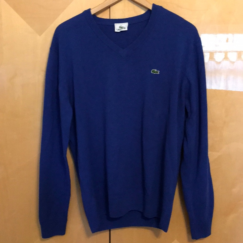 Men’s Small Blue Lacoste Sweater